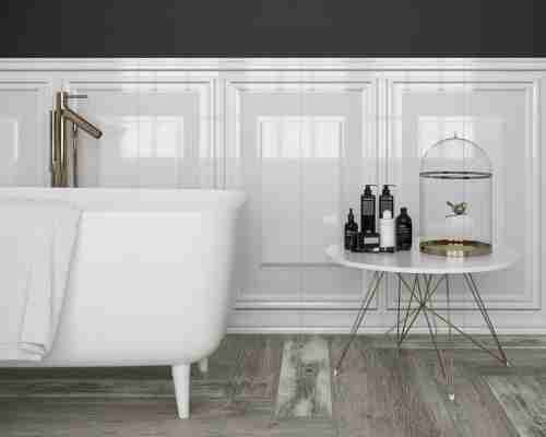 Плитка керамическая Paradyz Chevron Bianco (Рект) настенная 89,8х29,8